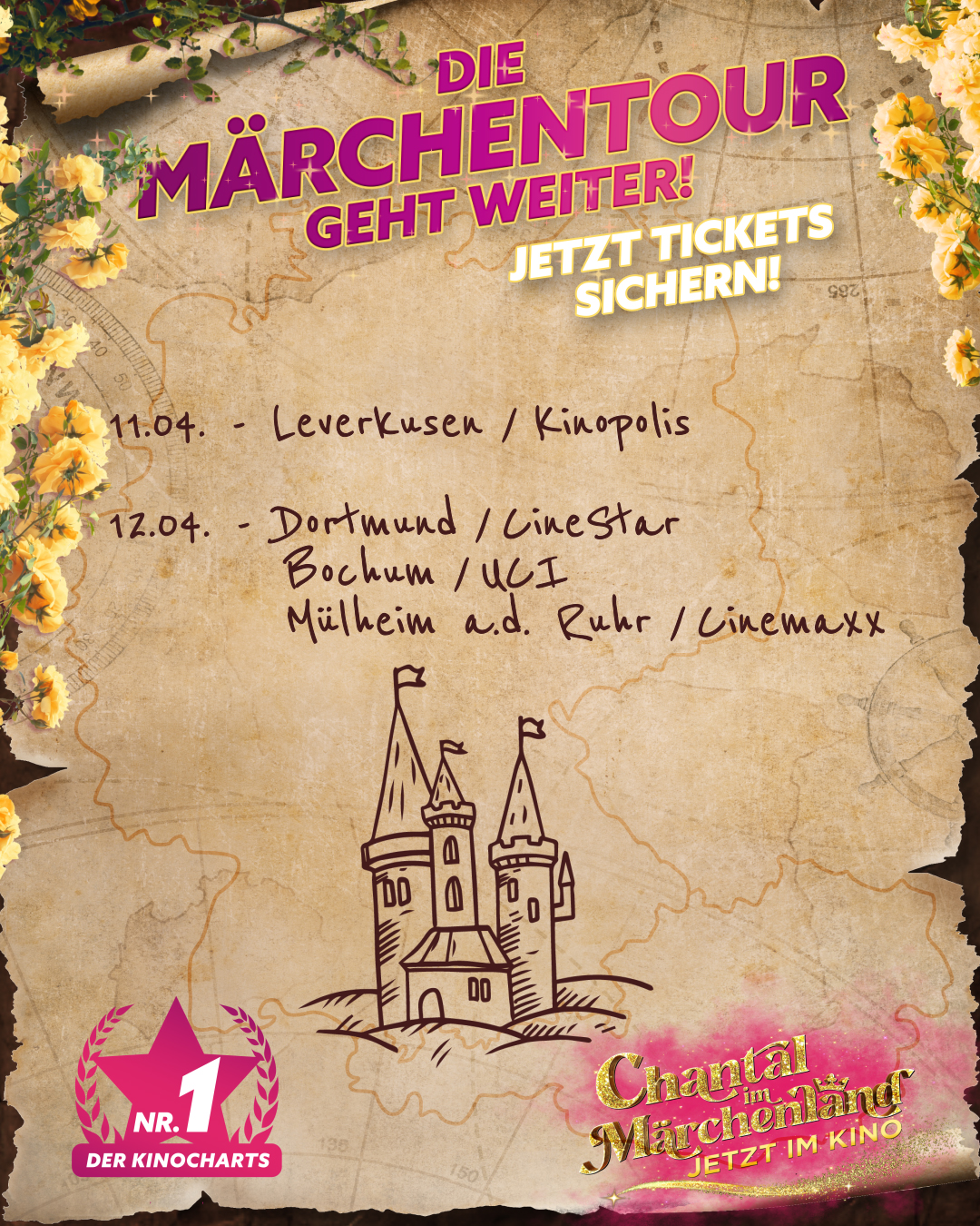 CHANTAL IM MÄRCHENLAND Kinotour geht in die Verlängerung Constantin Film